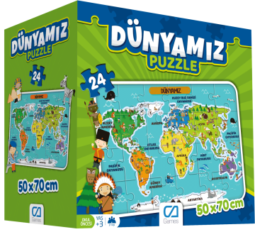 CA Games 24 Parça Dünyamız Yer Puzzle