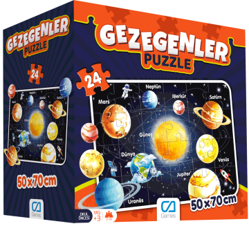 CA Games 24 Parça Gezegenler Yer Puzzle