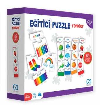 CA Games Eğitici Puzzle - Renkler
