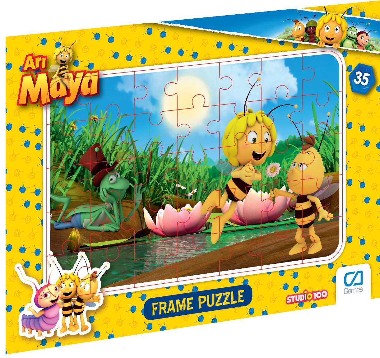 CA Games 35 Parça Arı Maya Frame Puzzle - 1