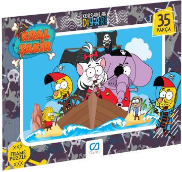 CA Games 35 Parça Kral Şakir Frame Puzzle - 1