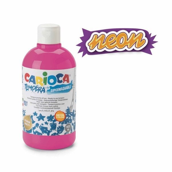 Guaj Boya (Süper Yıkanabilir) 500 ml Neon Pembe