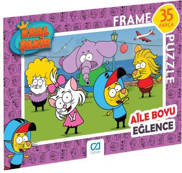CA Games 35 Parça Kral Şakir Frame Puzzle - 2 BAHÇE
