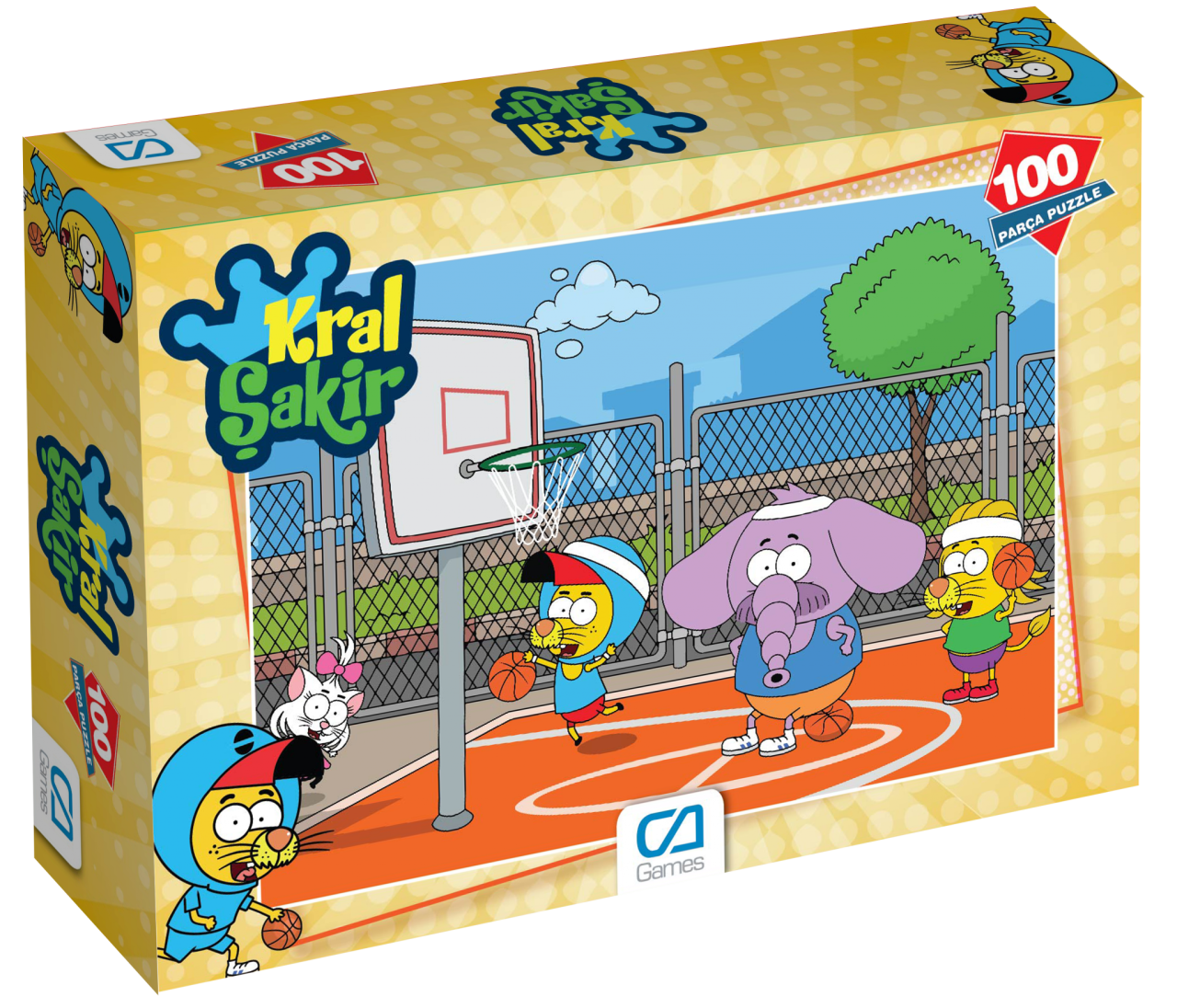 CA Games 100 Parça Kral Şakir Puzzle