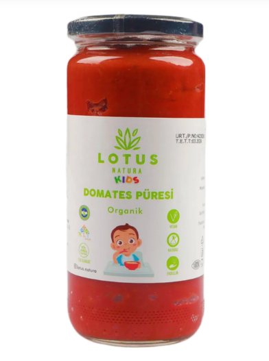 Lotus Natura Organik Kids Bebek Domates Püresi 490 Gr