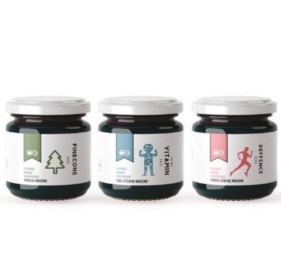 Natural Üçlü Destek Macun Seti Aile Boyu (Kozalak Macunu, Kids Vitamin Macunu, Andız Macunu )