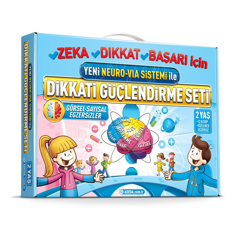 Adeda Dikkati Güçlendirme Seti - 2 Yaş
