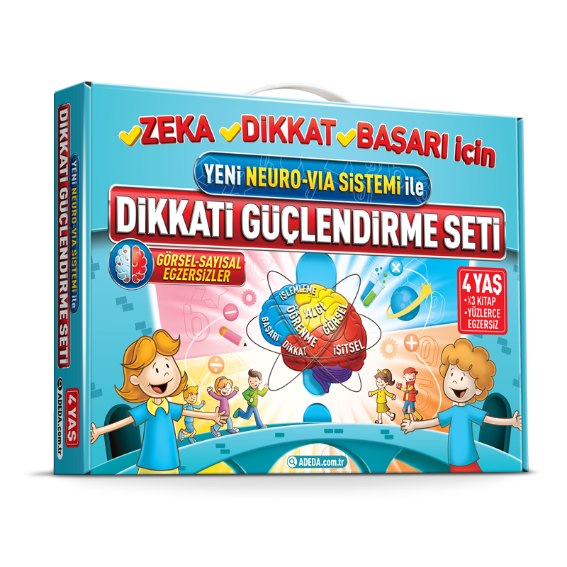 Adeda Dikkati Güçlendirme Seti - 4 Yaş