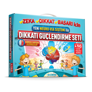Adeda Dikkati Güçlendirme Seti - 4 Yaş