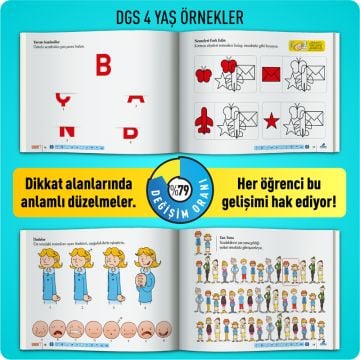Adeda Dikkati Güçlendirme Seti - 4 Yaş