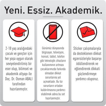 Adeda Dikkati Güçlendirme Seti - 5 Yaş