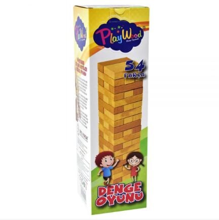 Playwood Kutuda Ahşap Denge Oyunu