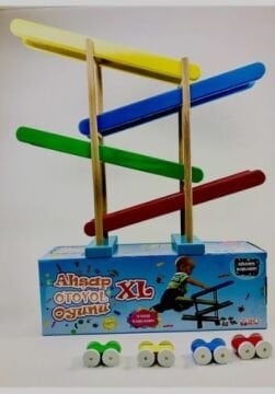 My Grup Ahşap Otoyol Oyunu 3 Katlı