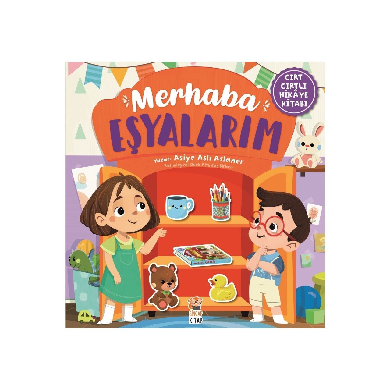 Merhaba Eşyalarım-Cırt Cırtlı Hikaye Kitabı