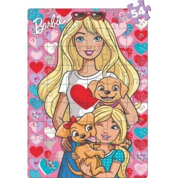Barbie 2 İn 1 Puzzle Seti