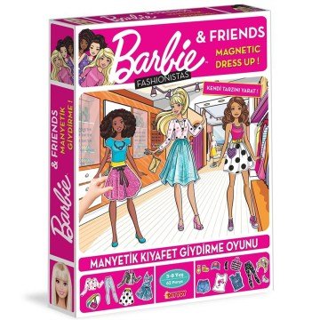 Barbie Fashionistas Manyetik Kıyafet Giydirme Oyunu