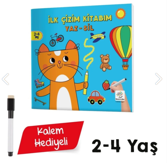 İlk Çizim Kitabım Yaz-Sil