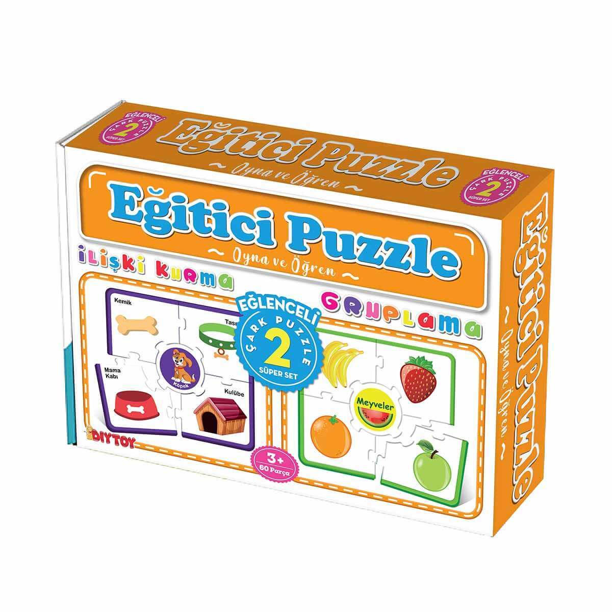 Eğitici Çark Puzzle - İlişki Kurma Ve Gruplama