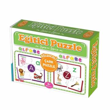 Eğitici Çark Puzzle - Alfabe