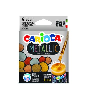 Guaj Boya Metalik 6 Renk X 25 Gr.