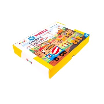 80 Parça Yer Puzzle – İnşaat Alanı