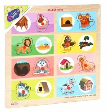 Ahşap Tutmalı Eşleştirme Hangi Hayvan Nerede Yaşar 2