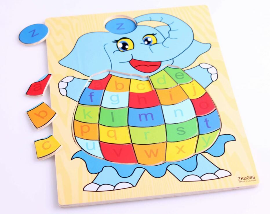 Ahşap Fil Puzzle