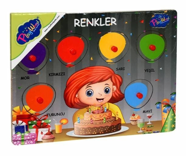 Playwood Renkler Ahşap Puzzle