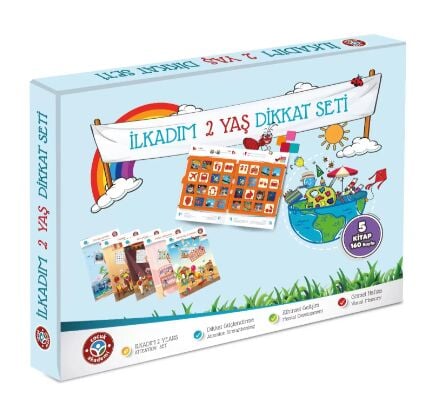 Çocuk Akademi İlkadım 2 Yaş Dikkat Seti