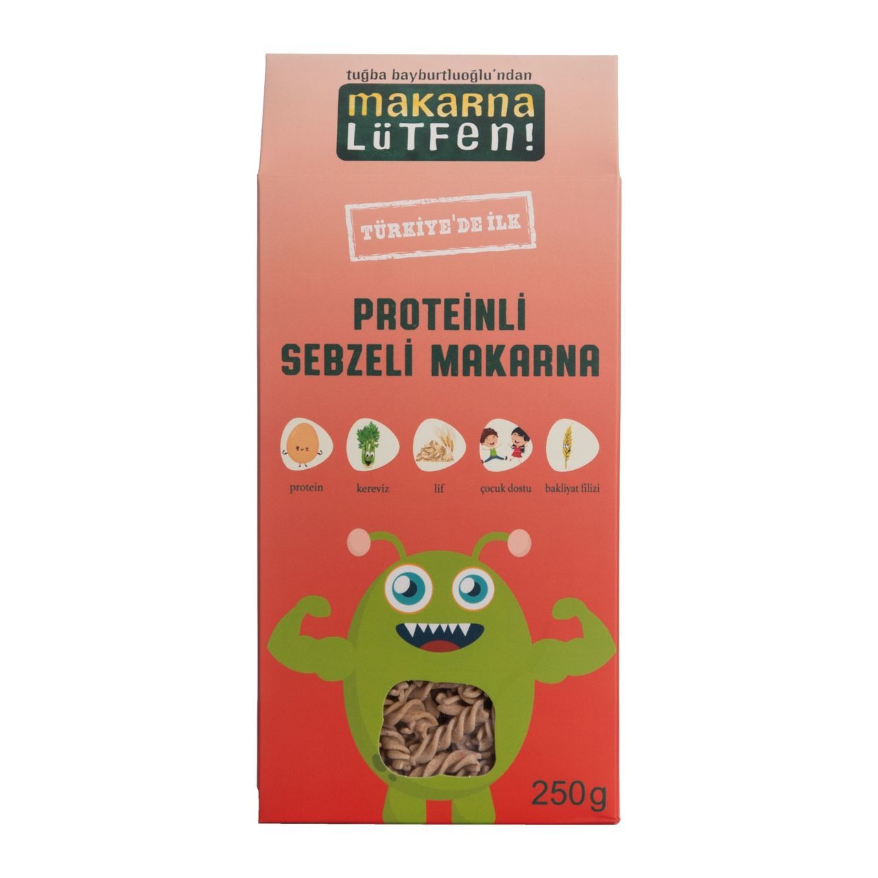 Makarna Lütfen Proteinli Sebzeli Makarna 250gr