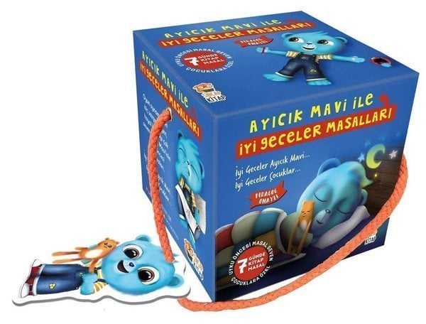 Ayıcık Mavi ile İyi Geceler Masalları Seti (7 Kitap)