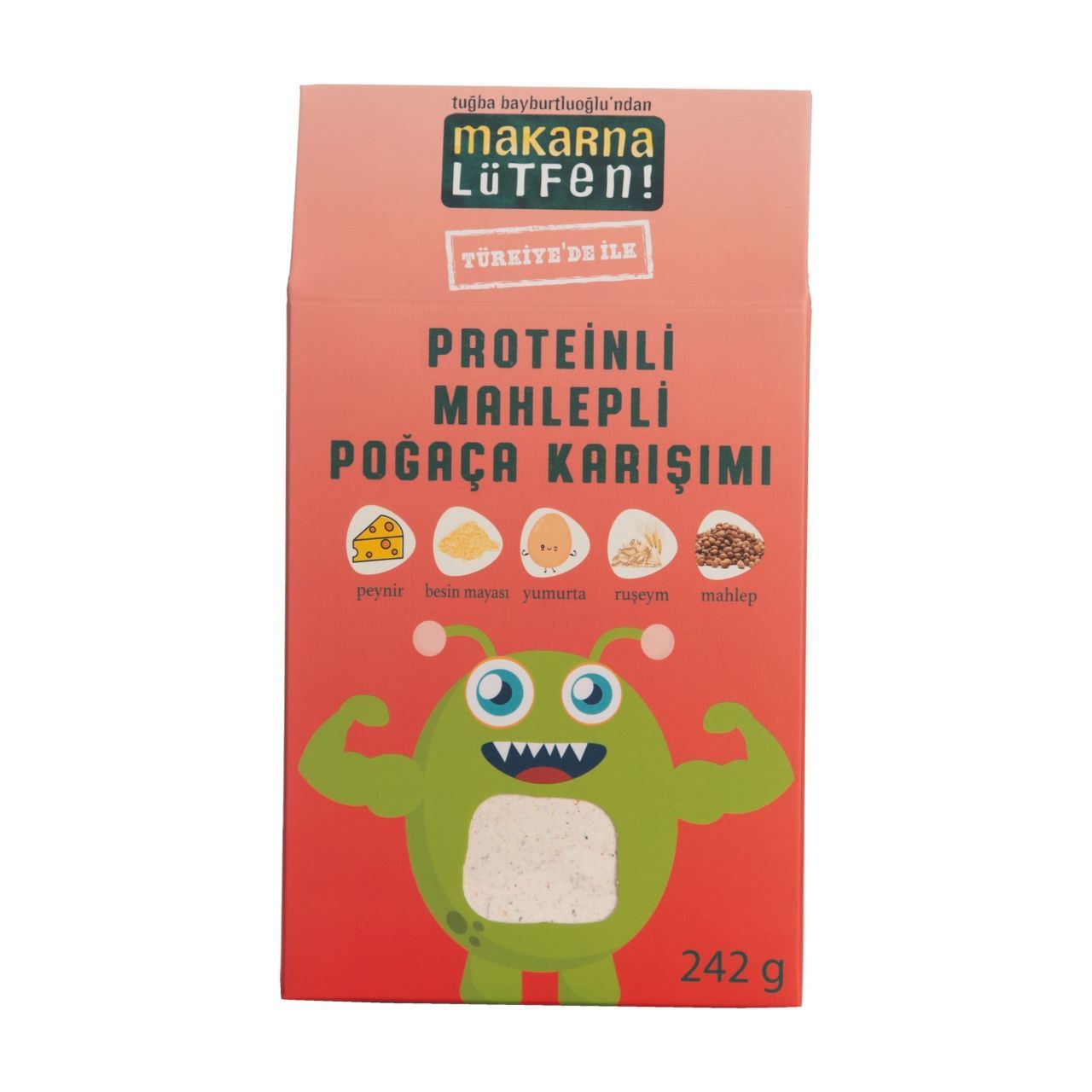 Makarna Lütfen Proteinli Mahlepli Poğaça Karışımı 242gr