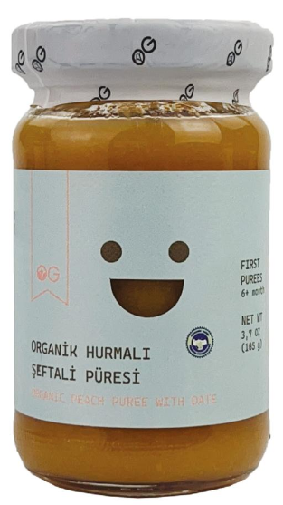 Og Natural Organik Hurmalı Şeftali Püresi 105 G.