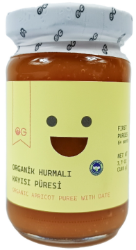 Og Natural Organik Hurmalı Kayısı Püresi 105 G.