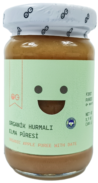 Og Natural Organik Hurmalı Elma Püresi 105 G