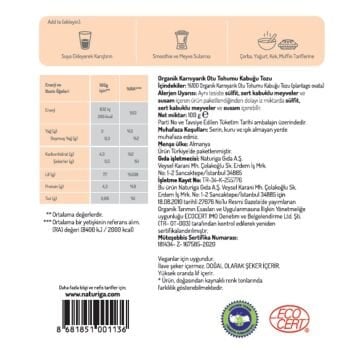 Naturiga Karnıyarık Otu Tohumu 100 G.