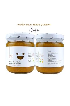 Bebek Ek Gıda Kavanoz Mama Seti +6 Ay ( Püre, Çorba, Kemik Suyu, Sütlaç )