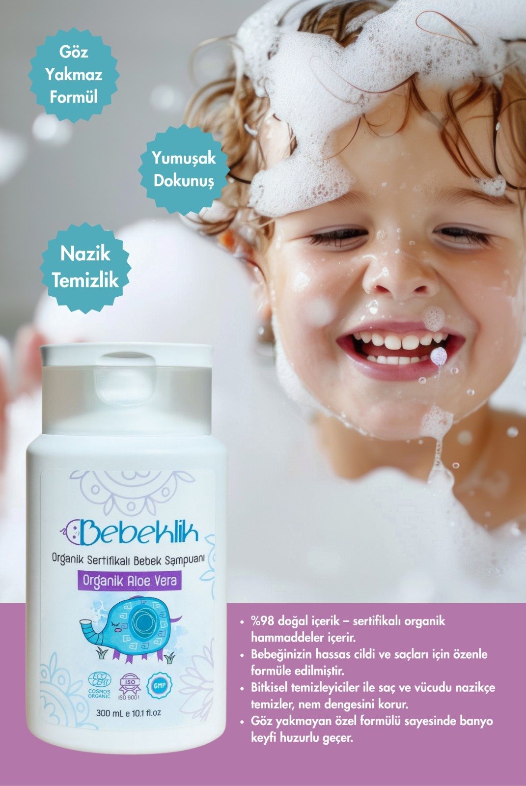 Organik Bebek Şampuanı